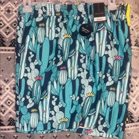Colorful Pineapple and Cactus Print Shorts Set 3 pairs NEW WITH TAGS - Picture 5 of 5
